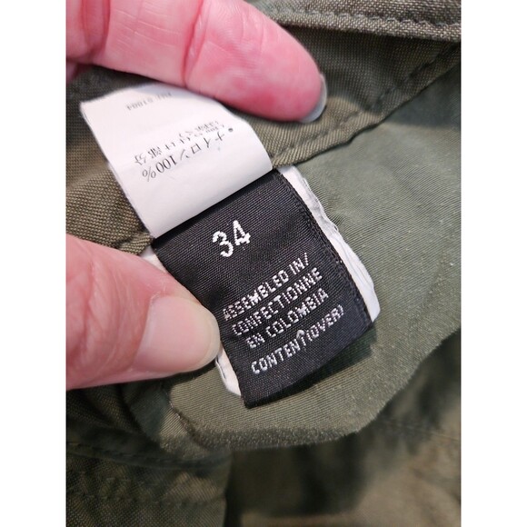 Vintage 1999 Patagonia size 34 Hiking Shorts Green Utility Nylon VTG (A16) - Picture 4 of 10